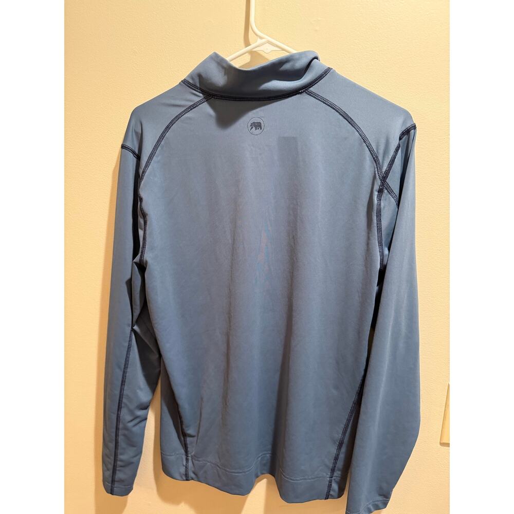 The Normal Brand Blue Seam Performance 1/2 Zip Athlesuire Activewear | Sz Small - Picture 7 of 10